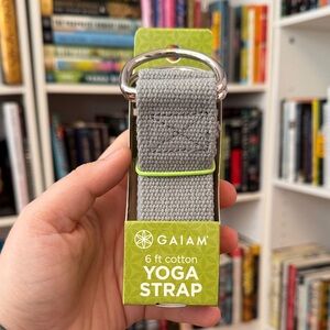 GAIAM Cotton Yoga Strap in Gray
